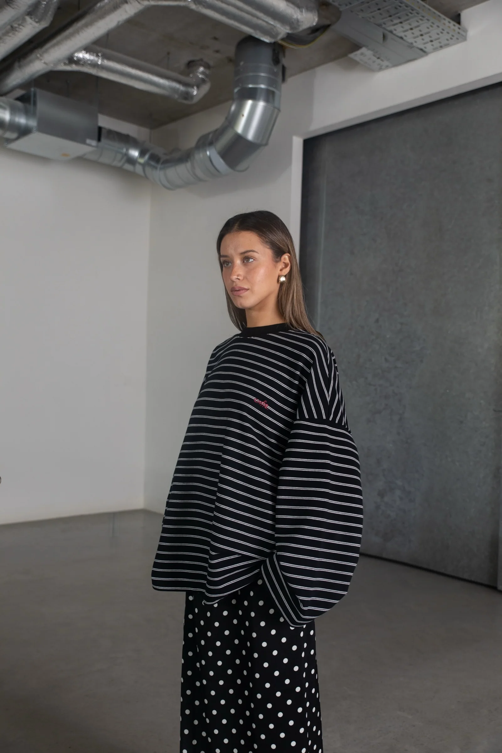 chrome stripe top