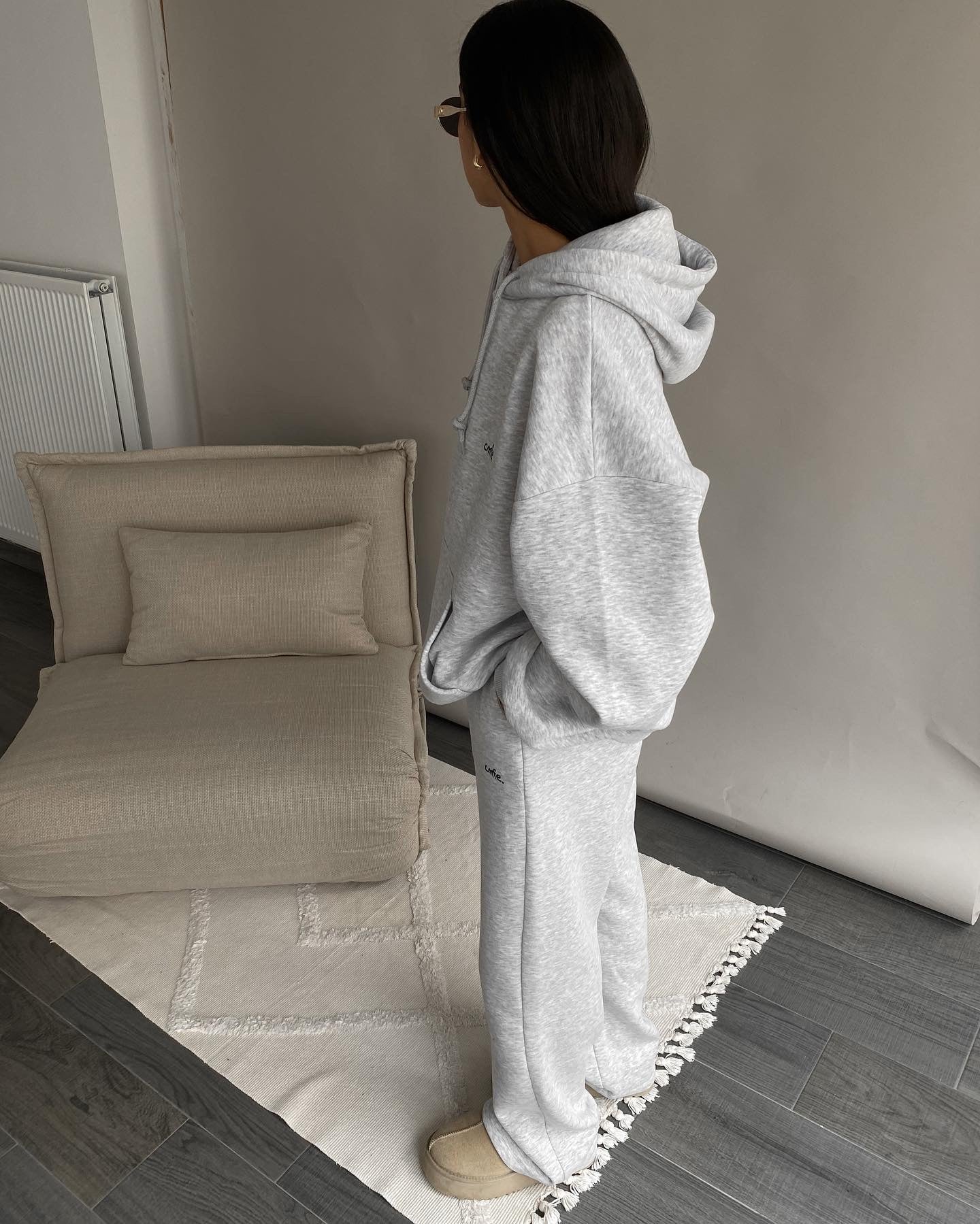 cmfe. hoodie - light grey - Image 4