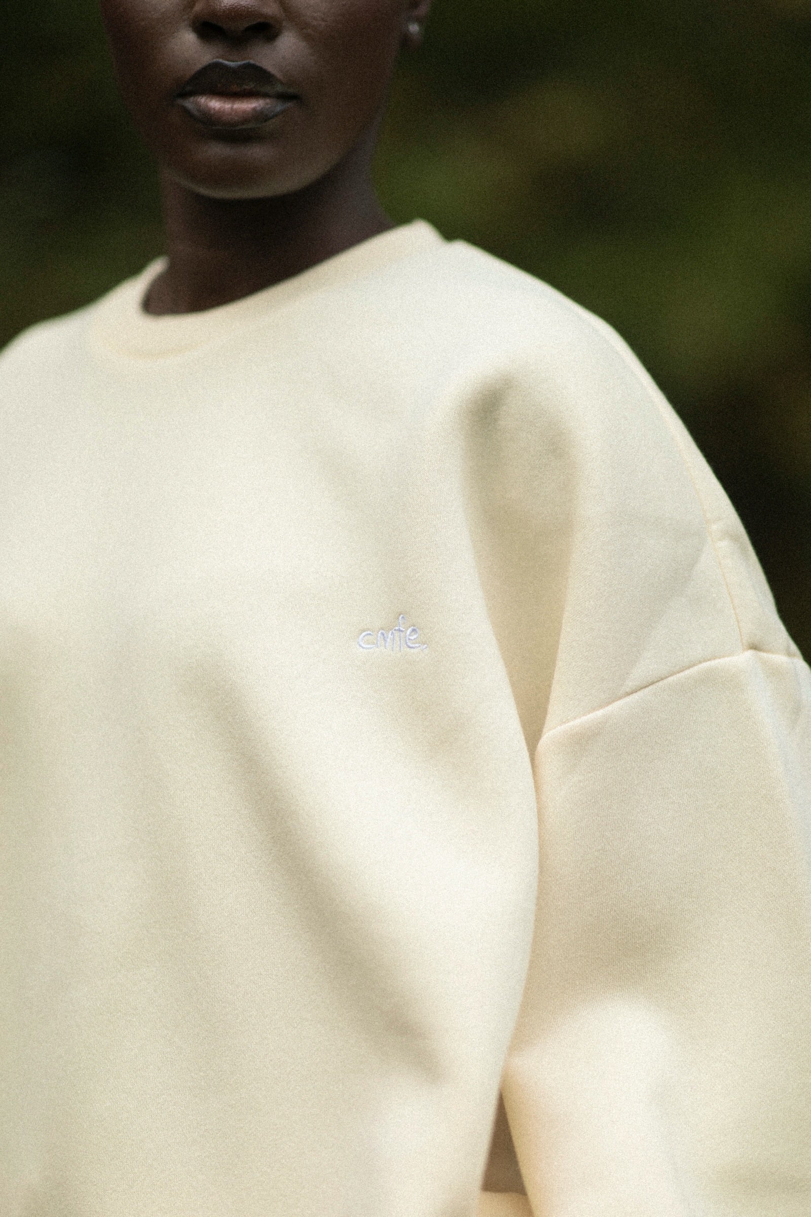 cmfe. oversized sweatshirt - butteryellow - Image 3