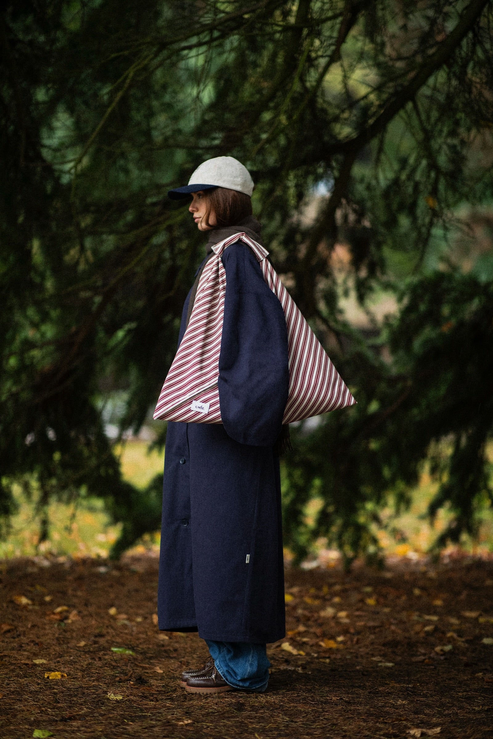 cmfe. trenchcoat - navy - Image 2